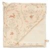 Cape de bain bambou avec gant - jardin enchanté