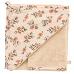 Cape de bain bambou avec gant - secret cottage