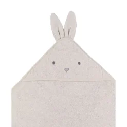 Cape de bain bébé - moka