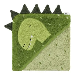 Cape de bain bébé mr. dino - 75 x 75 cm
