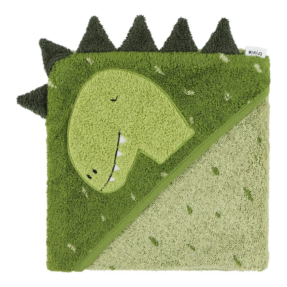 Cape de bain bébé mr. dino - 75 x 75 cm