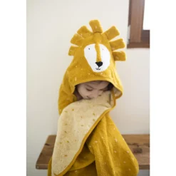 Cape de bain bébé mr. lion - 75 x 75 cm