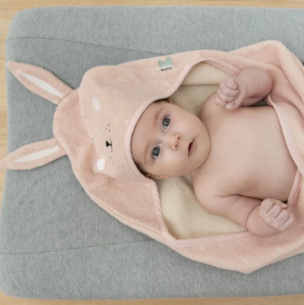 Cape de bain bébé mrs. rabbit - 75 x 75 cm