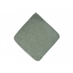 Cape de bain bébé éponge 75x75 cm ash green