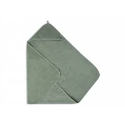 Cape de bain bébé éponge 75x75 cm ash green