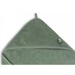 Cape de bain bébé éponge 75x75 cm ash green