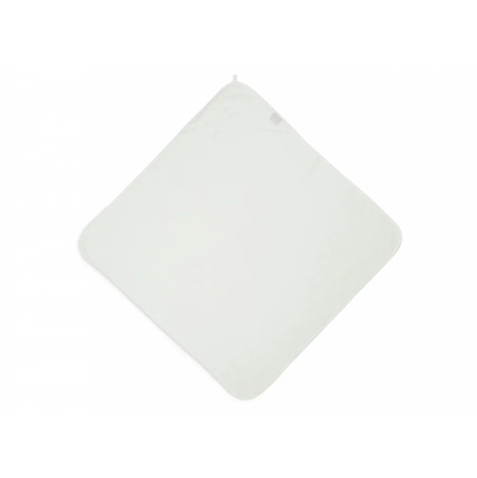 Cape de bain bébé éponge 75x75 cm ivoire