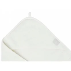 Cape de bain bébé éponge 75x75 cm ivoire