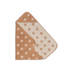 Cape de bain bébé éponge 75x75 cm jacquard sun