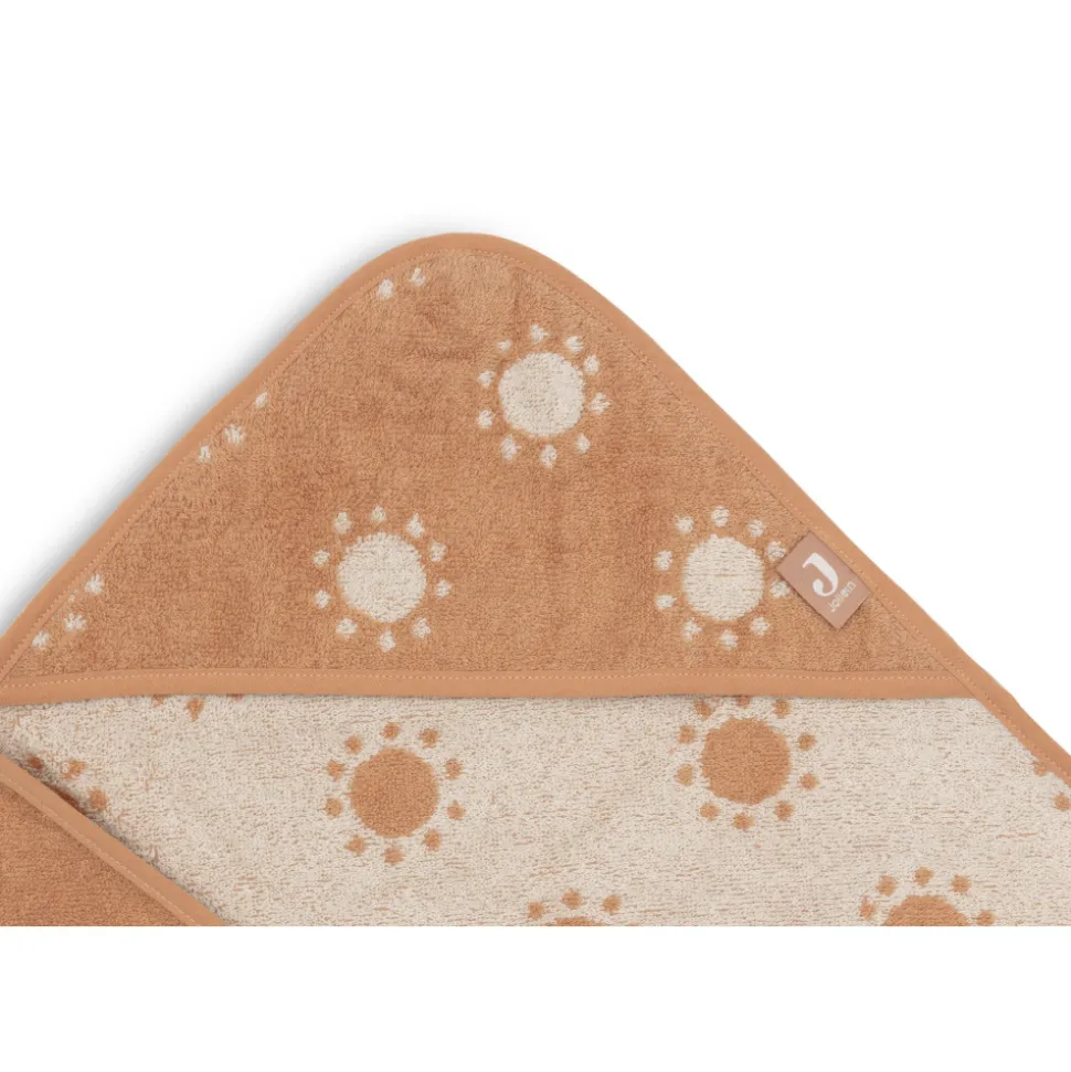 Cape de bain bébé éponge 75x75 cm jacquard sun
