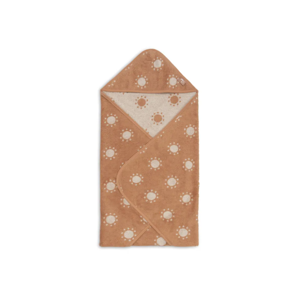 Cape de bain bébé éponge 75x75 cm jacquard sun