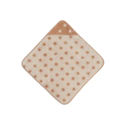 Cape de bain bébé éponge 75x75 cm jacquard sun