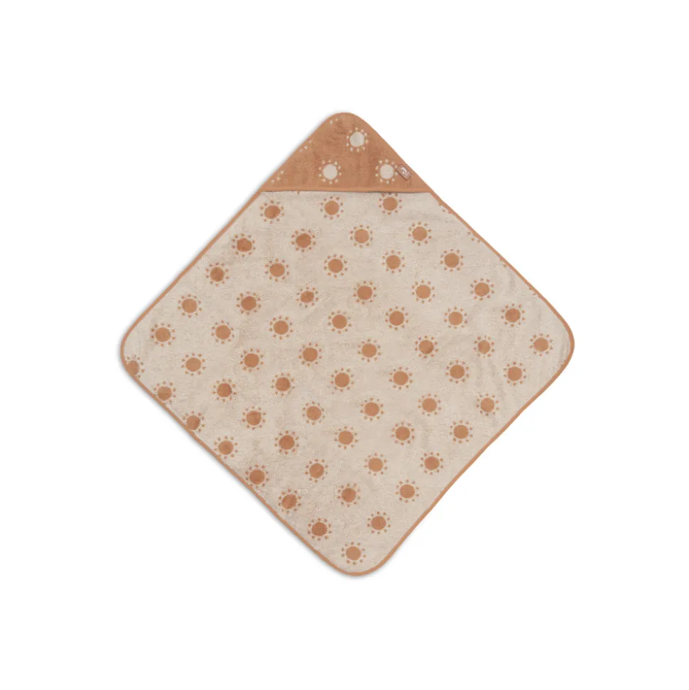 Cape de bain bébé éponge 75x75 cm jacquard sun