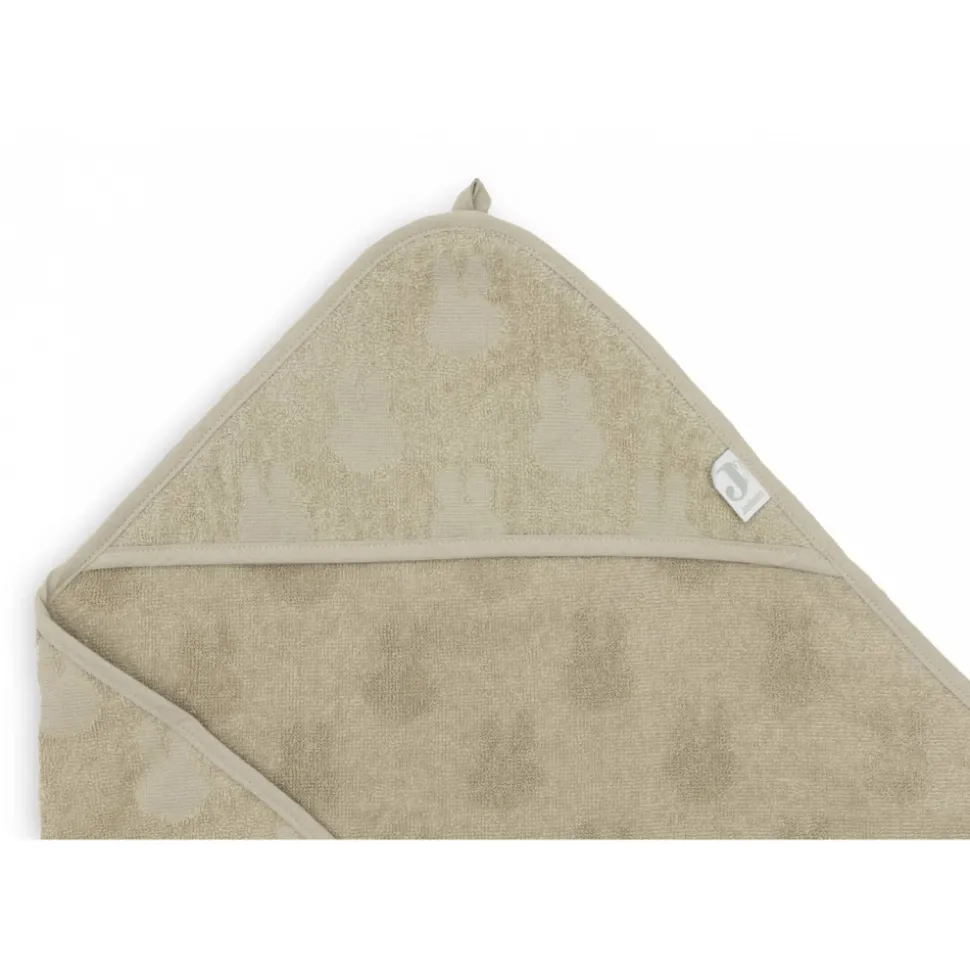 Cape de bain bébé éponge 75x75 cm miffy olive