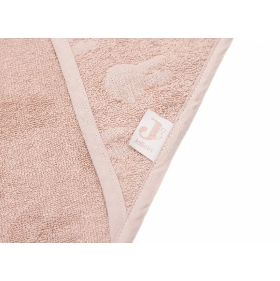Cape de bain bébé éponge 75x75 cm miffy wild rose