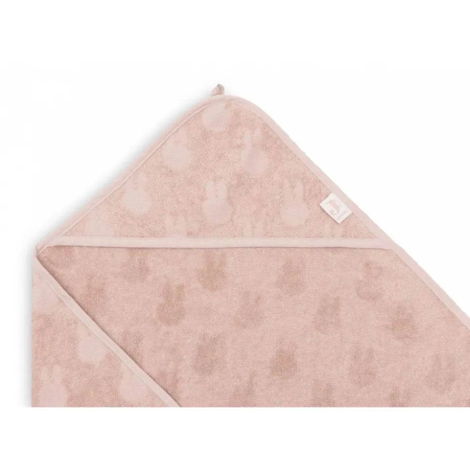 Cape de bain bébé éponge 75x75 cm miffy wild rose