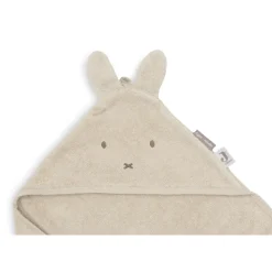 Cape de bain bébé éponge 75x75 cm miffy warm sand