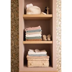 Cape de bain bébé éponge 75x75 cm sea green