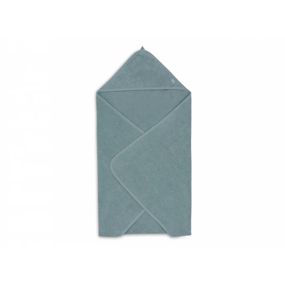 Cape de bain bébé éponge 75x75 cm sea green