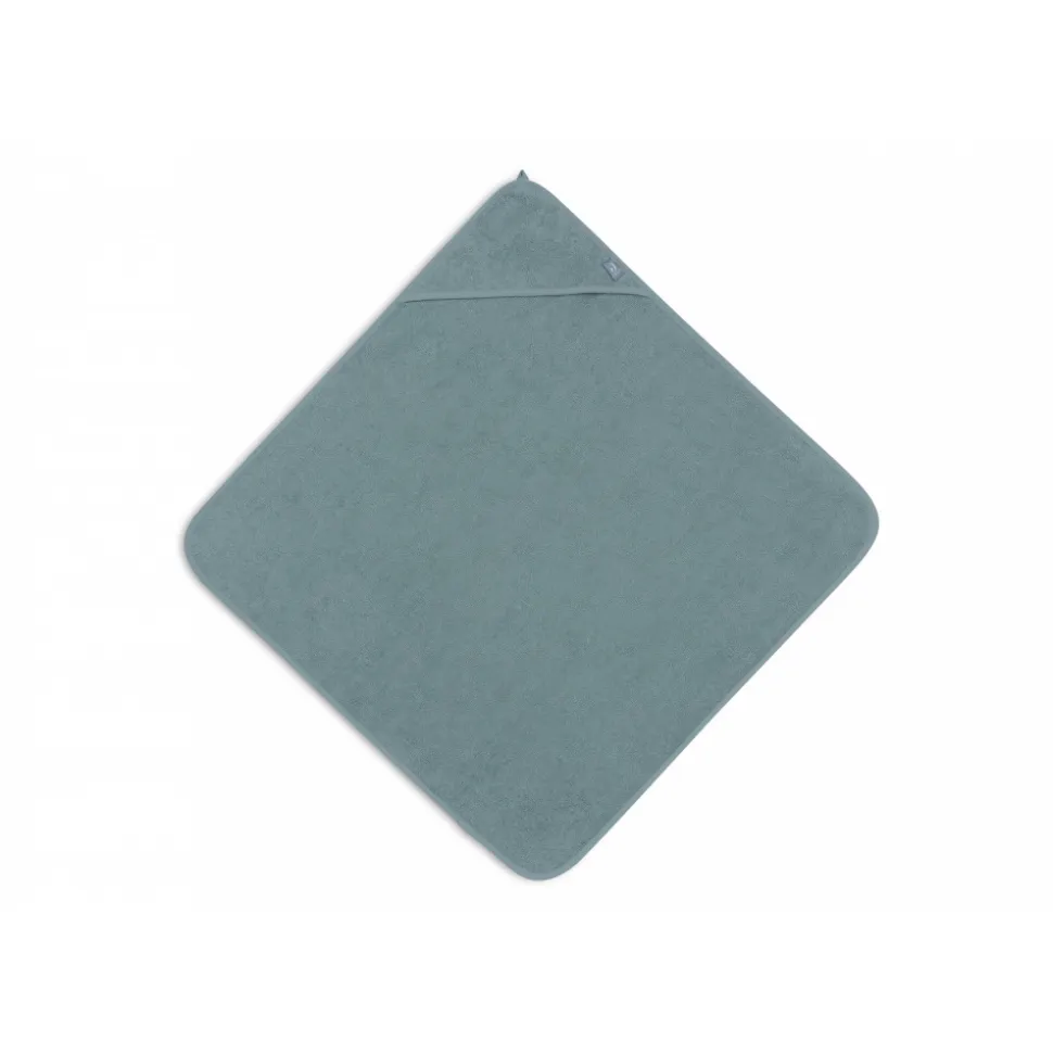 Cape de bain bébé éponge 75x75 cm sea green