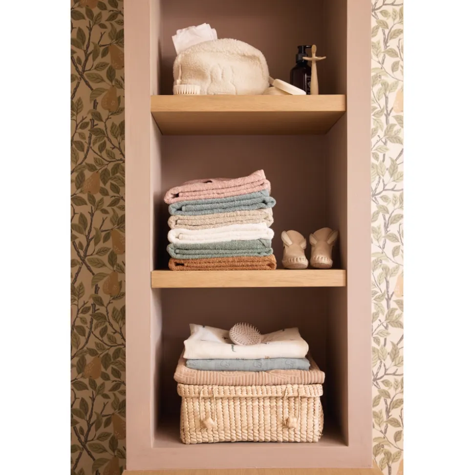 Cape de bain bébé éponge 75x75 cm wild rose