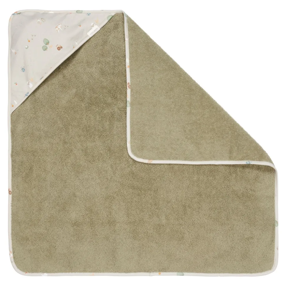 Cape de bain bébé 75x75 cm little farm
