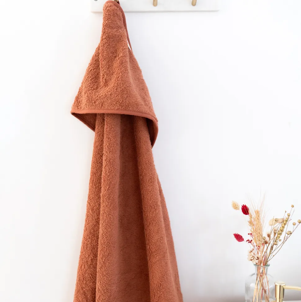 Cape de bain bébé 75x75 cm terry brick