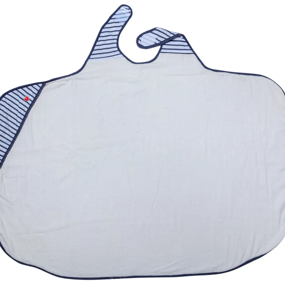 Cape de bain blue stripes