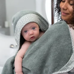 Cape de bain dry'n play green