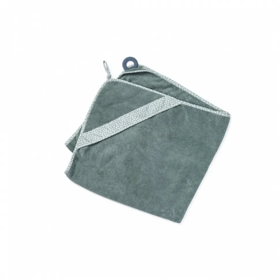 Cape de bain dry'n play green