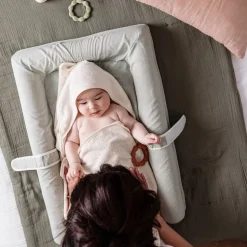 Cape de bain 2 en 1 pour bébé rose