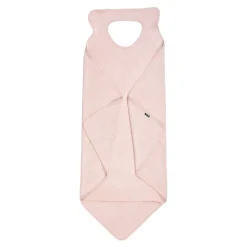 Cape de bain 2 en 1 pour bébé rose