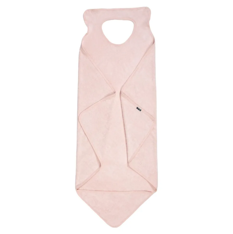 Cape de bain 2 en 1 pour bébé rose