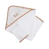 Cape de bain et gant de toilette sunlight