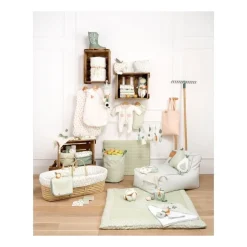 Cape de bain et gant de toilette botanica
