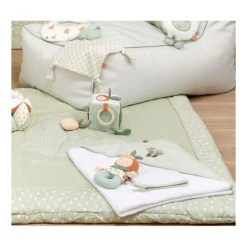 Cape de bain et gant de toilette botanica