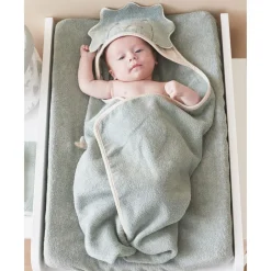 Cape de bain ops vert