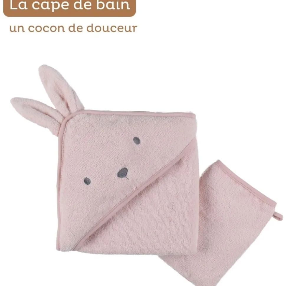 Cape de bain, éponge - rosie