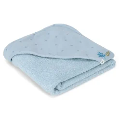 Cape de bain - pure denim blue - 100 x 100 cm