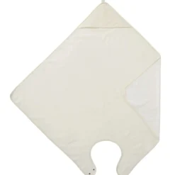 Cape de bain tablier en bambou - mousse de lait