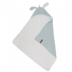 Cape de bain 75x75 cm bleu vintage