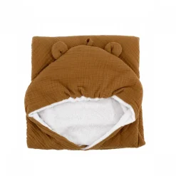 Cape de bain 75x75 cm caramel boubou