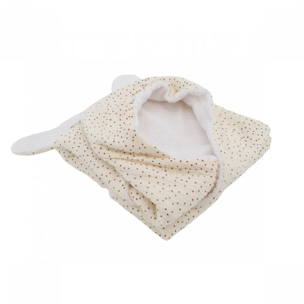 Cape de bain 75x75 cm pois