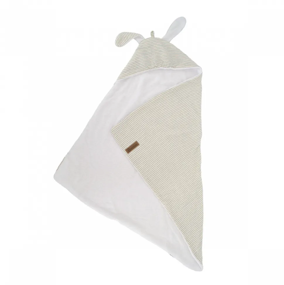 Cape de bain 75x75 cm rayures