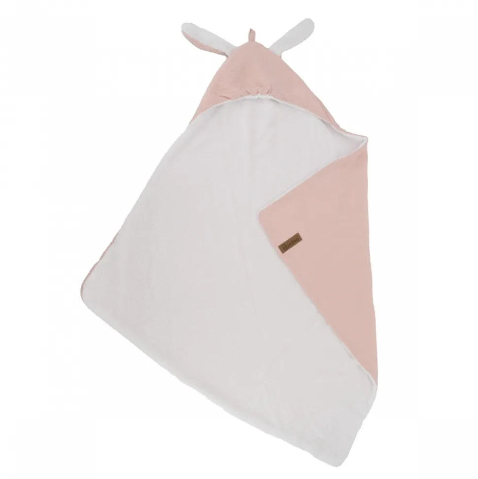 Cape de bain 75x75 cm vieux rose