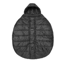 Cape d'hiver pour porte-bébé noir