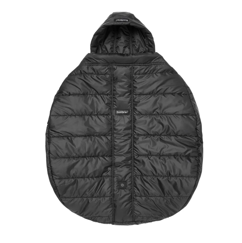 Cape d'hiver pour porte-bébé noir