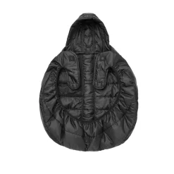 Cape d'hiver pour porte-bébé noir