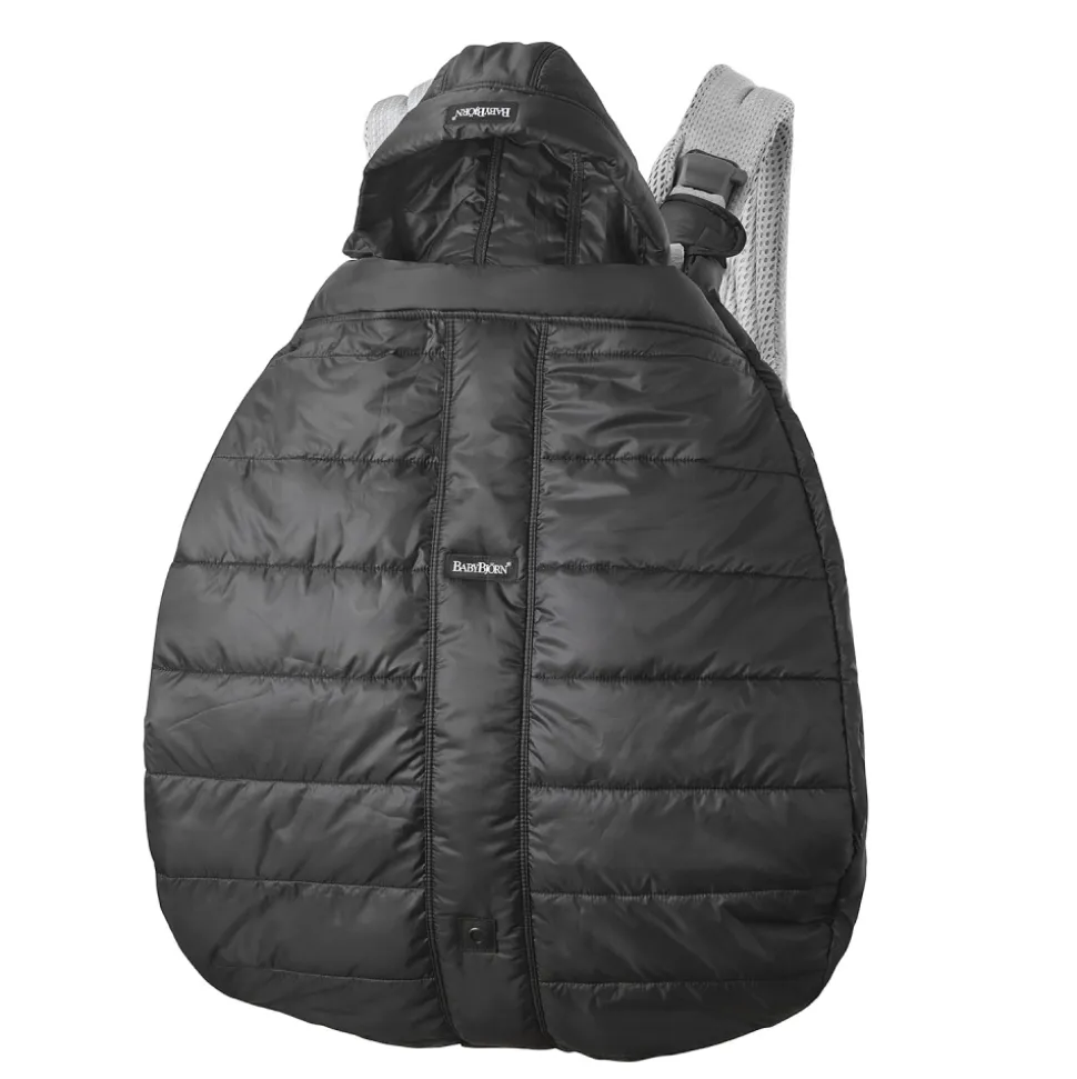 Cape d'hiver pour porte-bébé noir