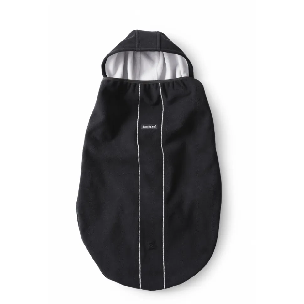 Cape pour porte bébé noir